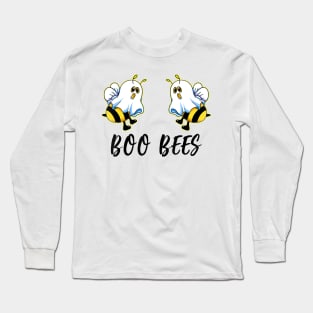 Funny Boo Bees Halloween Costume Matching Couples Long Sleeve T-Shirt